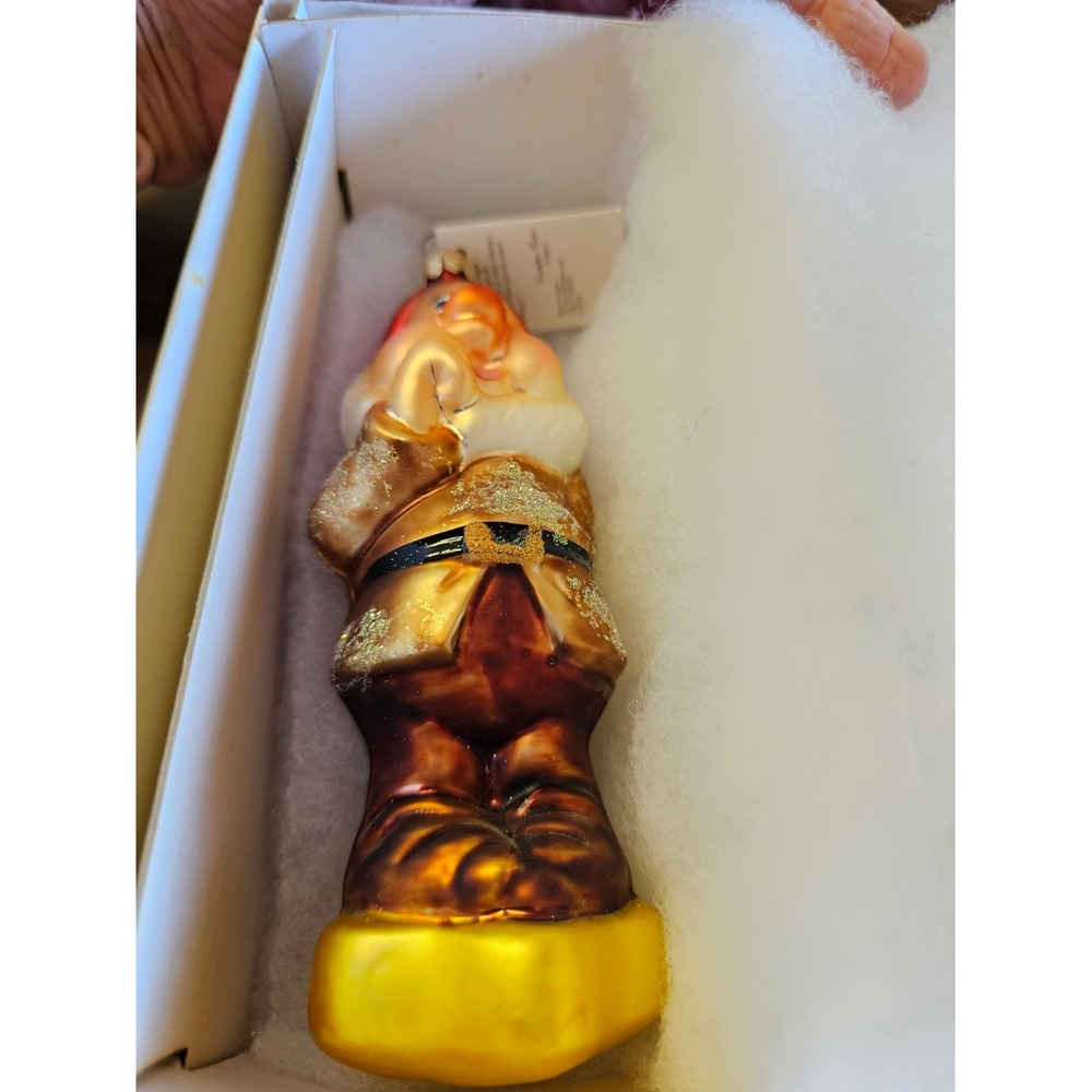 Christopher Radko Sneezy Ornament 💙🤎